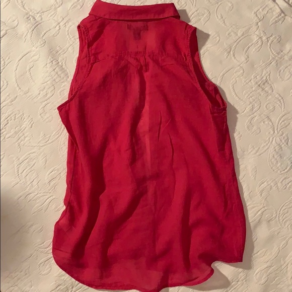 ♻️Linen Button Down Top - Picture 4 of 4